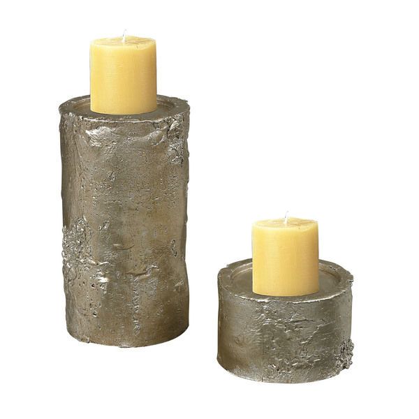 Product Image 1 for Birch Bark Candle Holders from Elk Home
