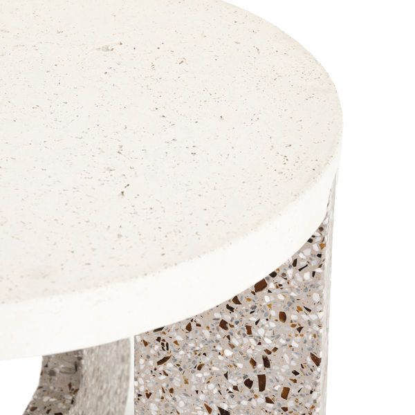 Lolita Outdoor End Table Amber & Grey image 8