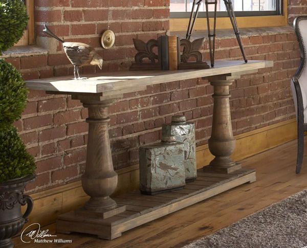 Uttermost Stratford Rustic Console image 2