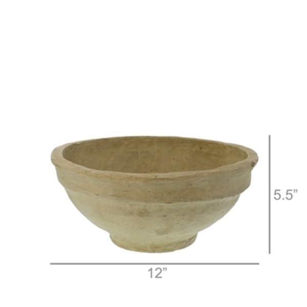 Product Image 3 for Large Paper Mache Bowl from Homart