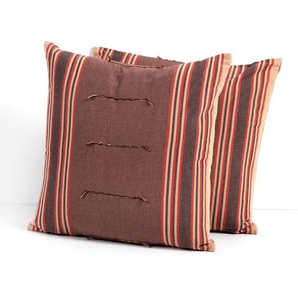 Product Image 2 for Archna Pillow-Rusted Stripe, Set of 2 from Four Hands