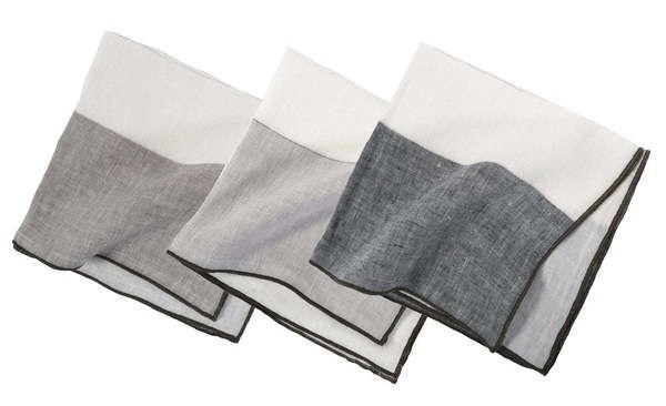 Product Image 3 for Napa Linen Napkins, Set of 4 - Light Grey from Pom Pom at Home