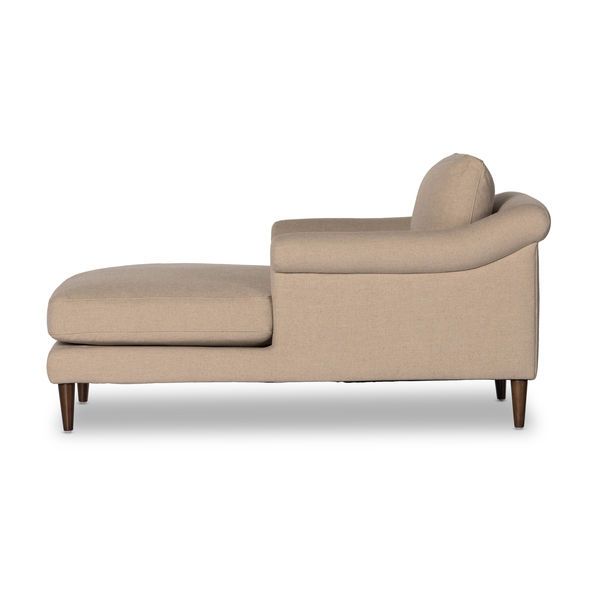 Product Image 4 for Mollie Tan Fabric Chaise Lounge from Four Hands