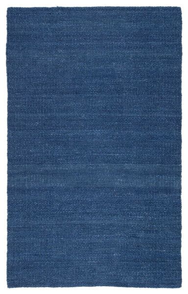 Product Image 2 for Bellport Natural Solid Blue Rug from Jaipur 