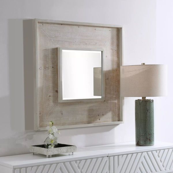 Product Image 1 for Uttermost Alee Driftwood Square Mirror from Uttermost