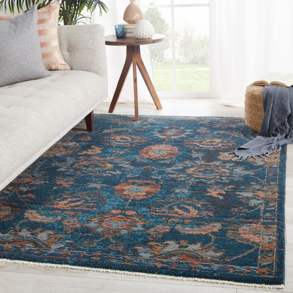Product Image 2 for Milana Oriental Blue/ Blush Rug from Jaipur 