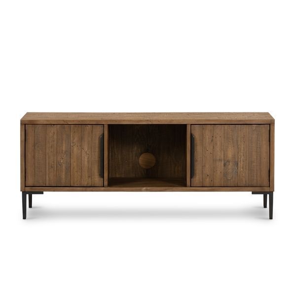 Product Image 3 for Wyeth 2 Door Media Console 56 Sandalwood from Four Hands