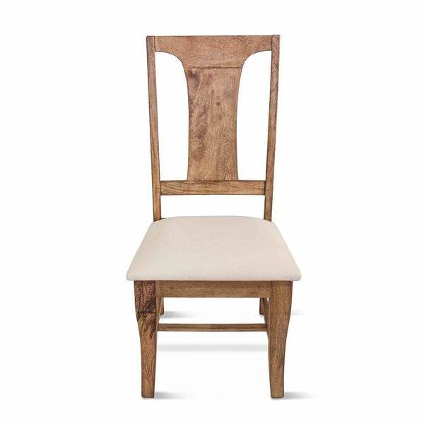 Product Image 1 for Pengrove Mango Wood Upholstered Dining Chairs, Set Of 2 from World Interiors