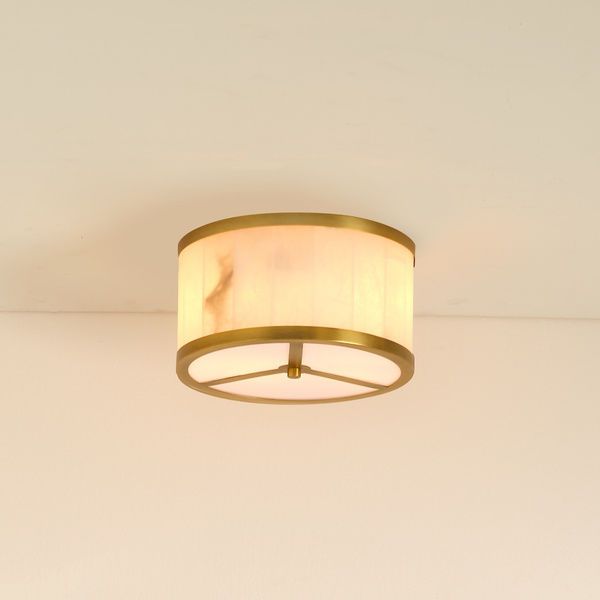 Product Image 2 for Small Upsala Alabaster Flush Mount Ceiling Light from Jamie Young