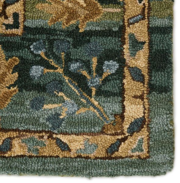 Product Image 1 for Vibe By Ahava Handmade Oriental Green/ Blue Rug from Jaipur 