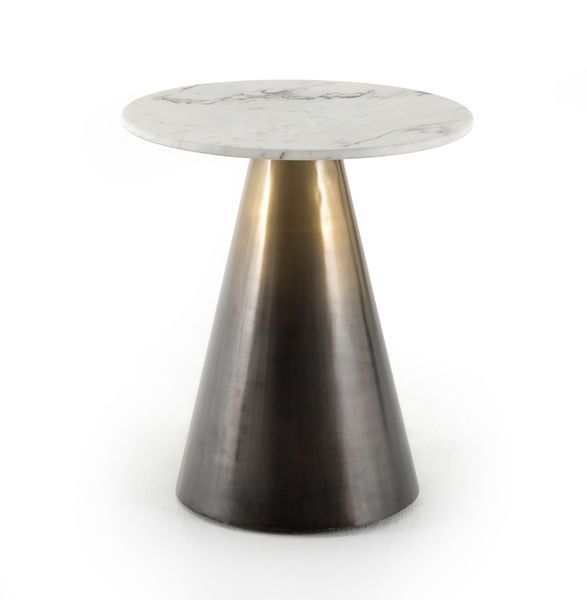 Armon End Table Ombre Antique Brass image 1