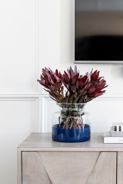 Product Image 4 for Navy Colorblock Flower Vase from etúHOME