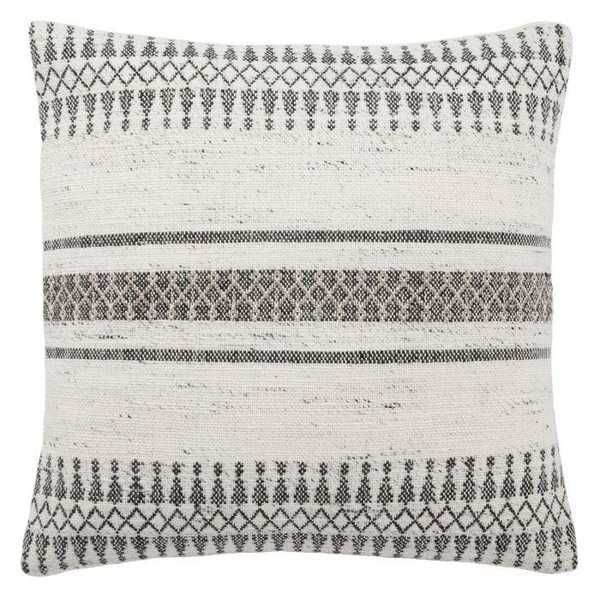 Product Image 2 for Prescott Gray/ Ivory Geometric Down Throw Pillow 20 Inch from Jaipur 