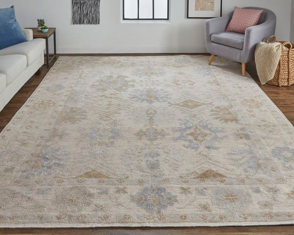 Product Image 7 for Wendover Vintage Style Beige / Gray Eco-Friendly Rug - 10' x 14' from Feizy Rugs