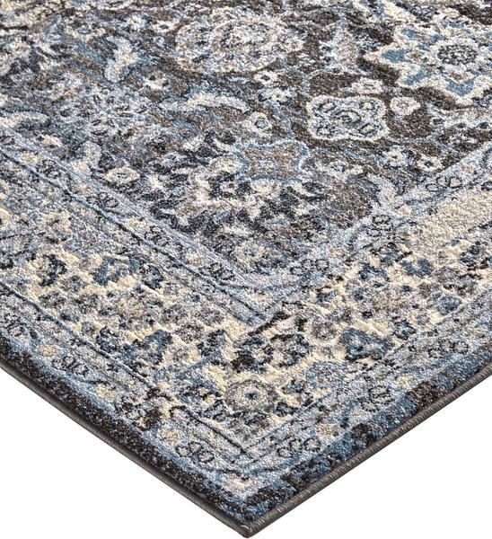 Product Image 4 for Ainsley Charcoal Gray / Glacier Blue Rug from Feizy Rugs