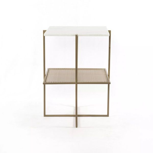 Product Image 4 for Olivia Nightstand Antique Brass from Four Hands