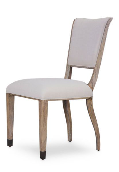 Elegant Dining Side Chair Heather Grey image 2
