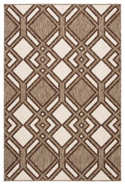 Product Image 1 for Samba Indoor/ Outdoor Trellis Brown/ Ivory Rug By Nikki Chu from Jaipur 