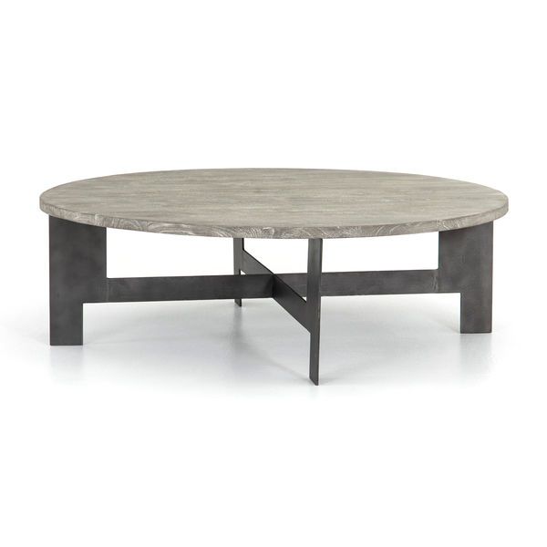 Round Coffee Table With Iron image 1