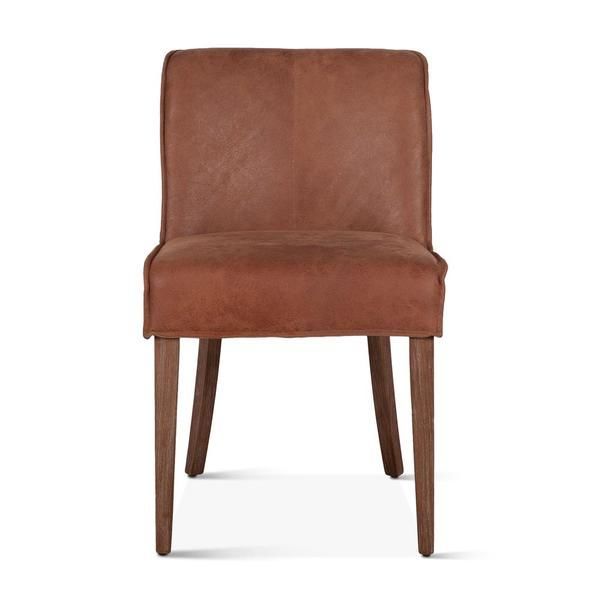 Product Image 2 for Avery Tan Leather Side Chairs, Set Of 2 from World Interiors