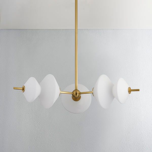 Product Image 4 for Barrow 3-Light Chandelier - Aged Brass from Hudson Valley