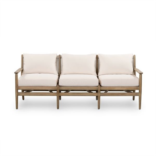 Product Image 3 for Rosen Wooden Outdoor Sofa 73" from Four Hands