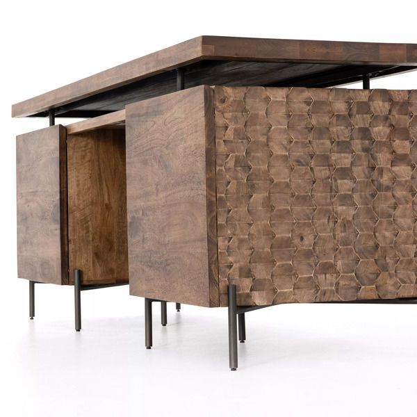 Product Image 7 for Raffael Desk - Carved Antique Brown from Four Hands