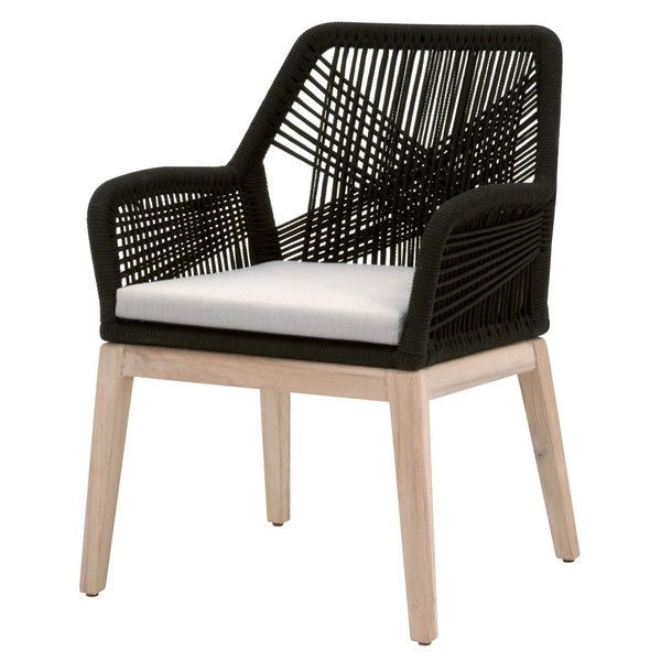 Loom Outdoor Woven Arm Chair, Set of 2 image 2