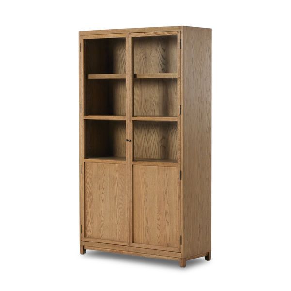 Product Image 1 for Millie Panel & Glss Door Cabinet from Four Hands