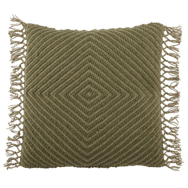 Product Image 3 for Maritima Geometric Green Indoor/ Outdoor Pillow from Jaipur 