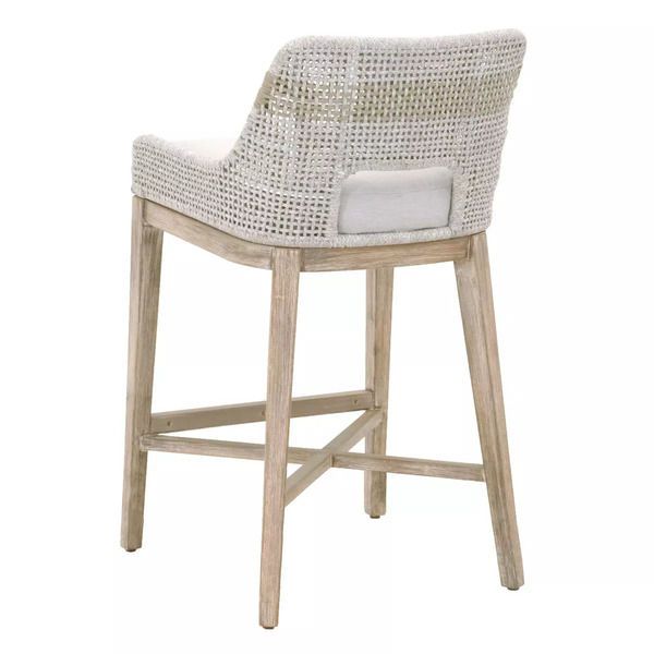 Product Image 3 for Tapestry White Barstool from Essentials for Living