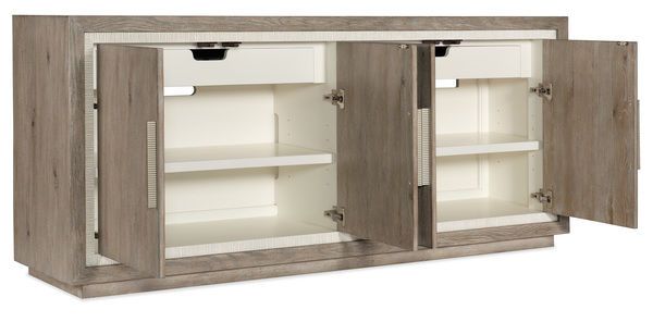 Product Image 3 for Serenity Tulum Oak Veneer Grey Media Storage Cabinet from Hooker Furniture