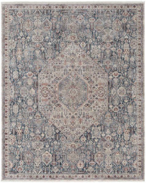 Product Image 1 for Marquette Blue / Gray Traditional Area Rug - 12' x 15' from Feizy Rugs