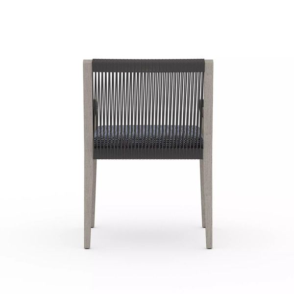 Product Image 2 for Sherwood Outdoor Dining Armchair Weathered Grey from Four Hands