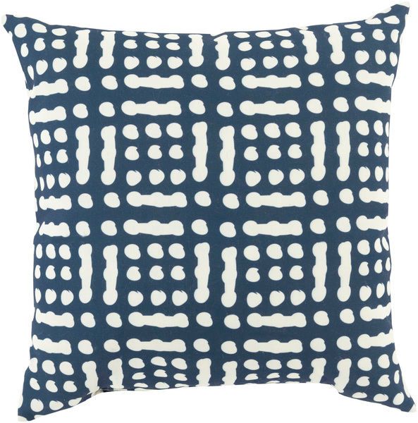 Product Image 1 for Mizu Navy / Cream Outdoor Pillow from Surya