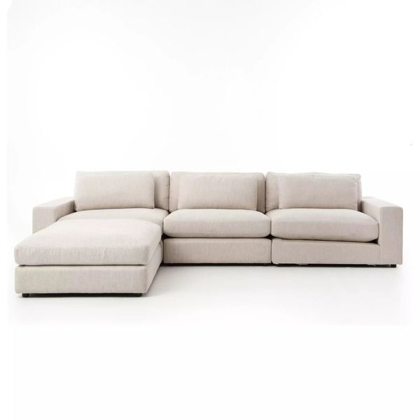 Product Image 2 for Bloor Sofa W Ottoman Kit Essence Natural from Four Hands