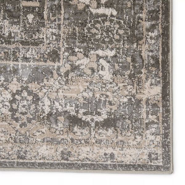 Product Image 3 for Valente Oriental Gray/ White Rug from Jaipur 