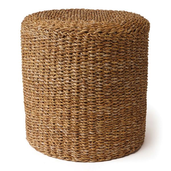 Product Image 1 for Seagrass Round Pouf from Napa Home And Garden