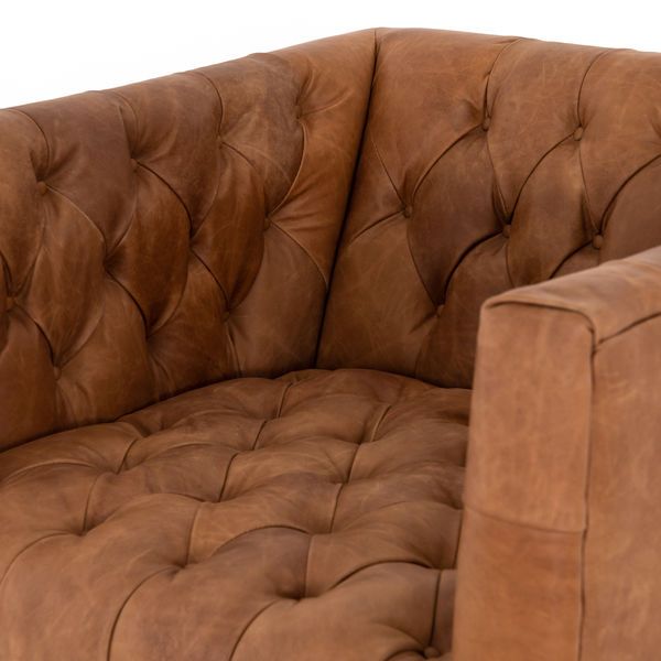Product Image 3 for Williams Leather Chair - Washed Camel from Four Hands