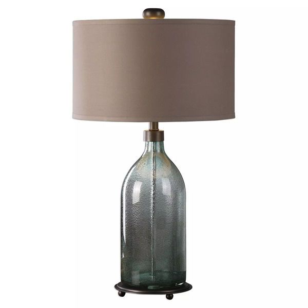 Product Image 1 for Uttermost Massana Gray Glass Table Lamp from Uttermost
