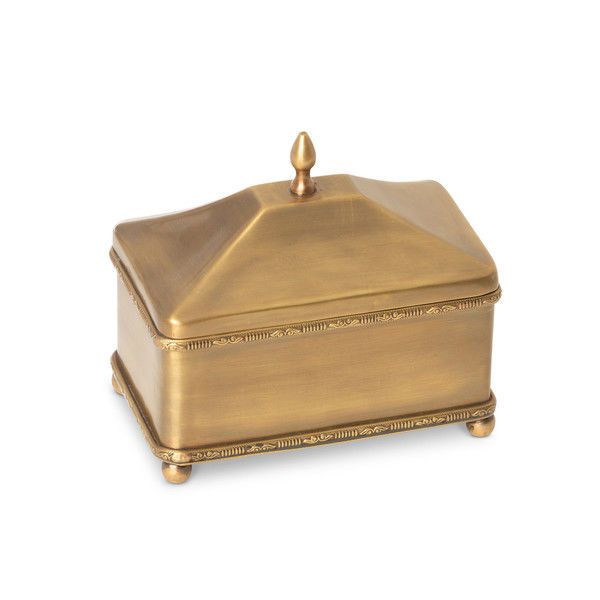 Product Image 5 for Brass Escritoire Boxes, Set of 3 from Park Hill Collection