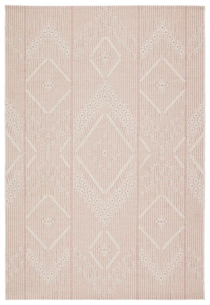 Product Image 5 for Shiloh Indoor / Outdoor Tribal Light Pink / Cream Area Rug from Jaipur 