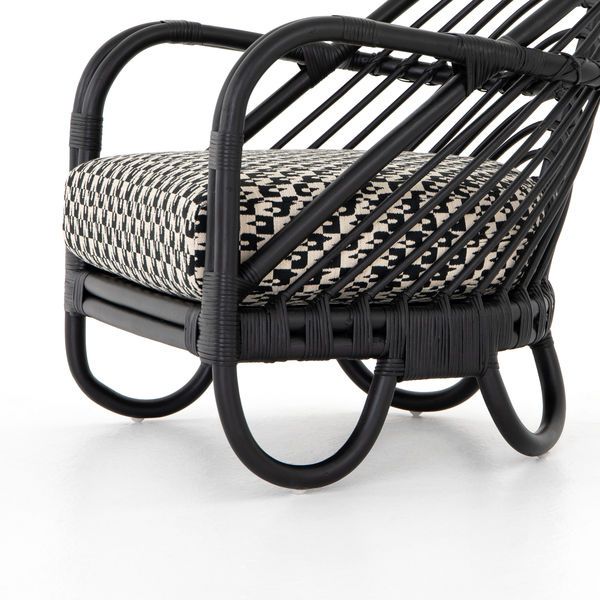 Product Image 1 for Marina Chair Ebony Rattan Lago Graphite from Four Hands