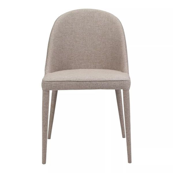 Product Image 4 for Burton Fabric Dining Chair Grey, Set of Two from Moe's