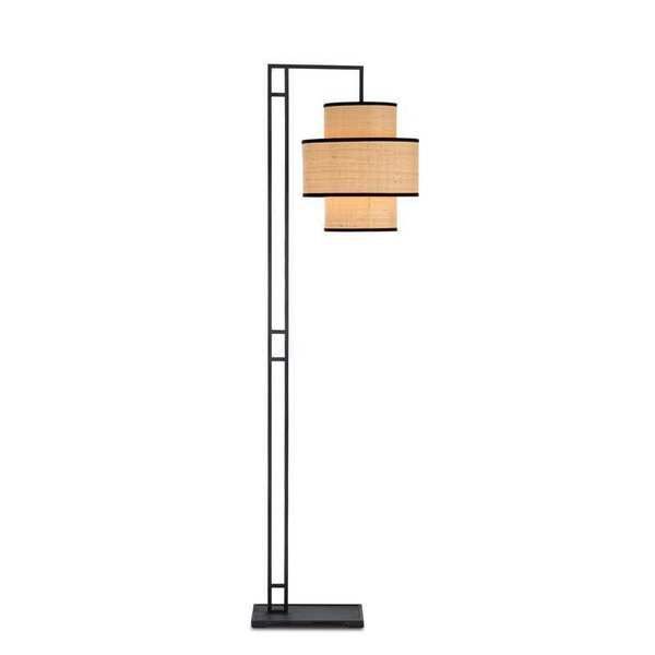 Product Image 4 for Marabout Grasscloth Floor Lamp from Currey & Company