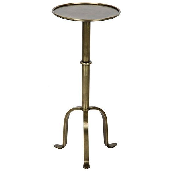 Product Image 1 for Tini Side Table, Antique Brass from Noir