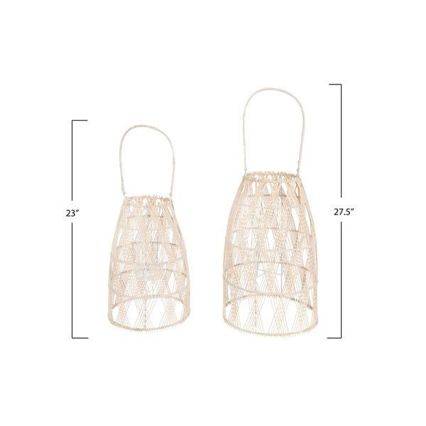 Product Image 4 for Woven Bamboo Lanterns (Set Of 2 Sizes) from Creative Co-Op