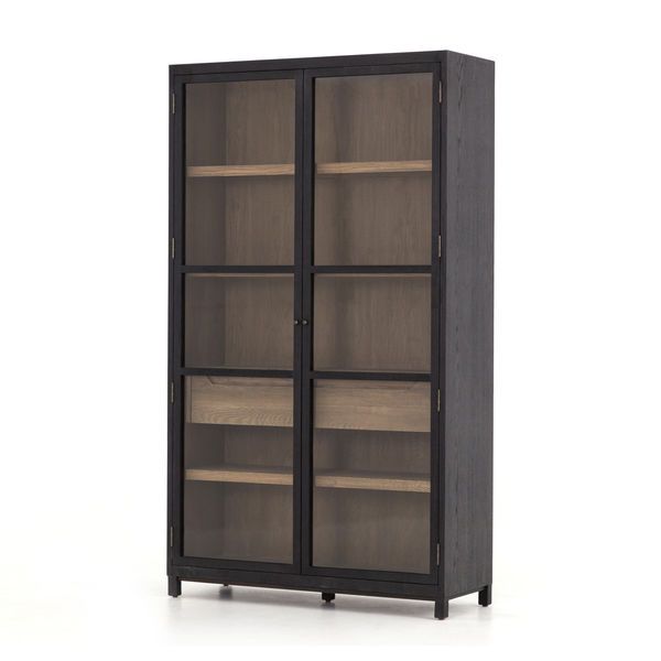Product Image 4 for Millie Cabinet Drifted Black/Drifted Oak from Four Hands