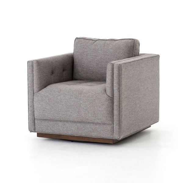 Kiera Swivel Chair - Noble Greystone image 1
