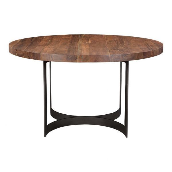 Product Image 3 for Bent Round Dining Table 54" Smoked from Moe's